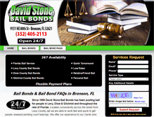 Tablet Screenshot of floridabailbonds.net